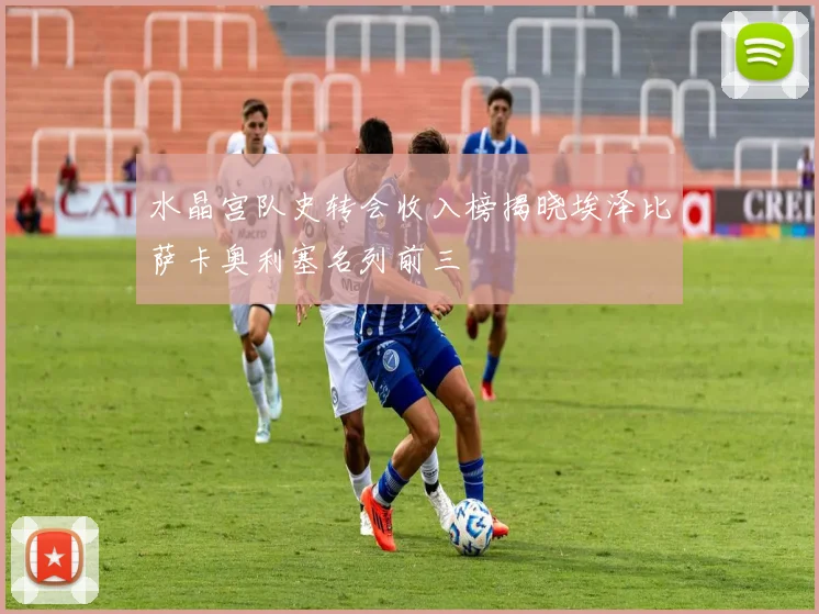 水晶宫队史转会收入榜揭晓埃泽比萨卡奥利塞名列前三